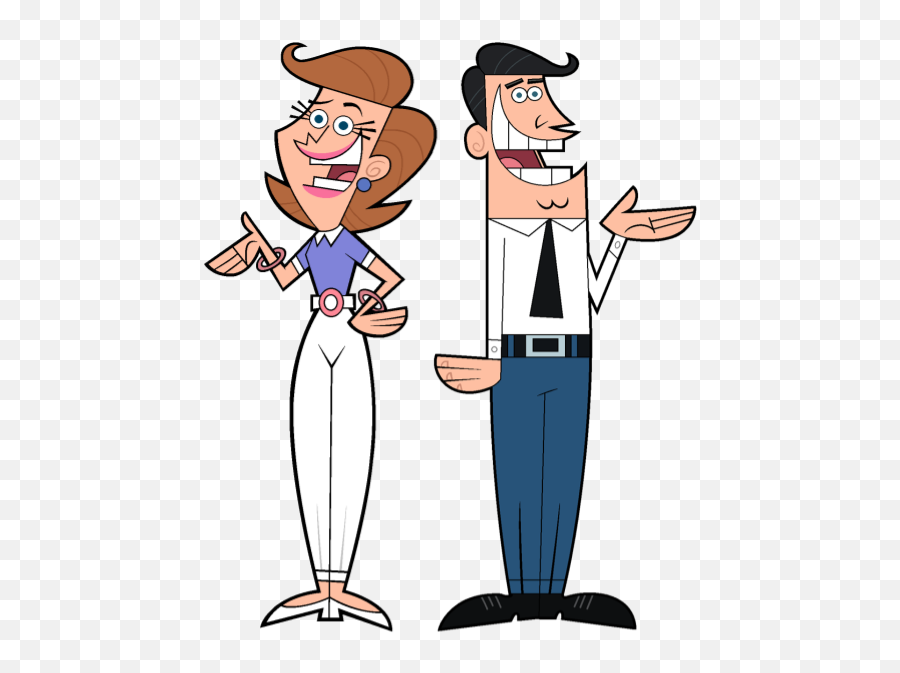 Punchable Pricks In Fiction Revival - Fairly Oddparents Mr And Mrs Turner Emoji,Fairly Oddparents Emotion Commotion