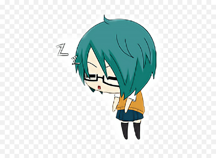 Zzzz Sleep Sleepy Mini Chibi Sticker By Aya Ghedjati - Fictional Character Emoji,Japanese Chibi Emojis