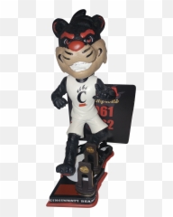 Bearcats Basketball Bobblehead Part Of New Series - College Basketball Bobbleheads Mascots Emoji,Loyola Rambler Emoticon