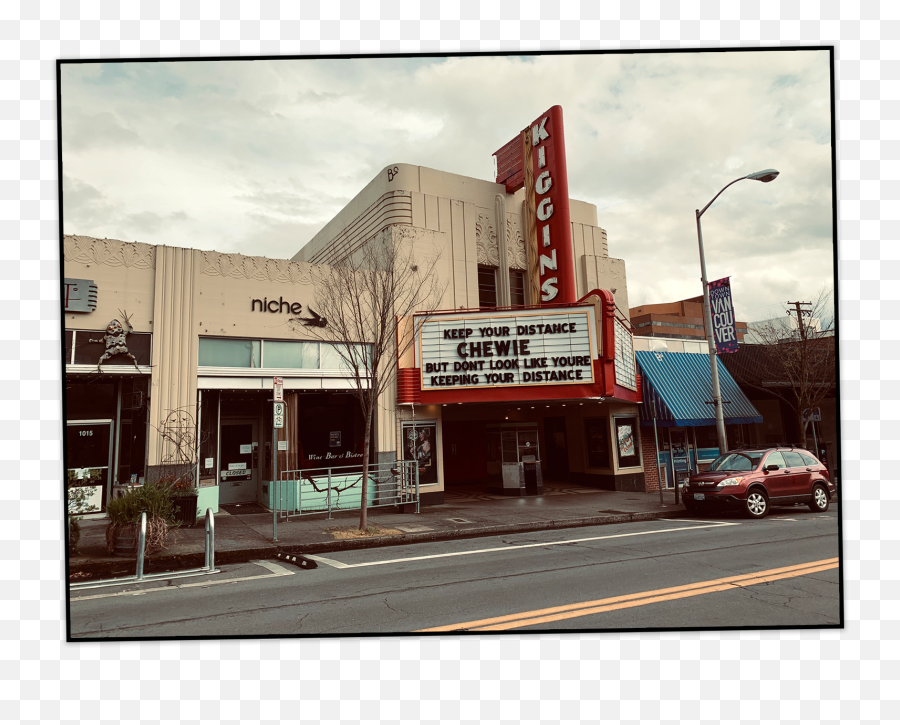 Movie Theaters Are Still Dark Long Live Their Marquees - Kiggins Theatre Emoji,Emotions Trip Downton Abby Quotes