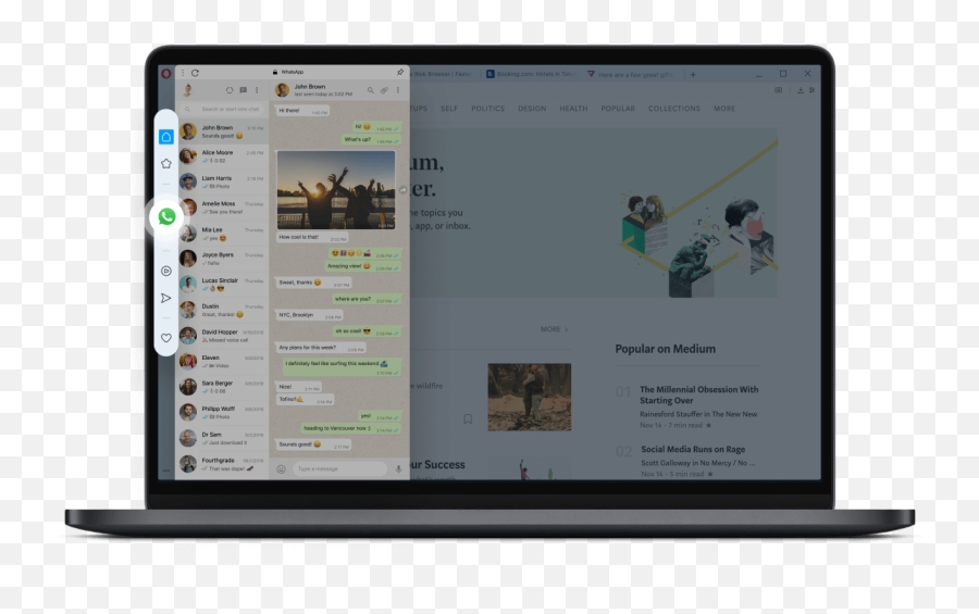 Whatsapp En El Navegador Para Escritorio Opera Opera Emoji,Imagenes Echas Con Emojis Para Enviar En Whatsapp