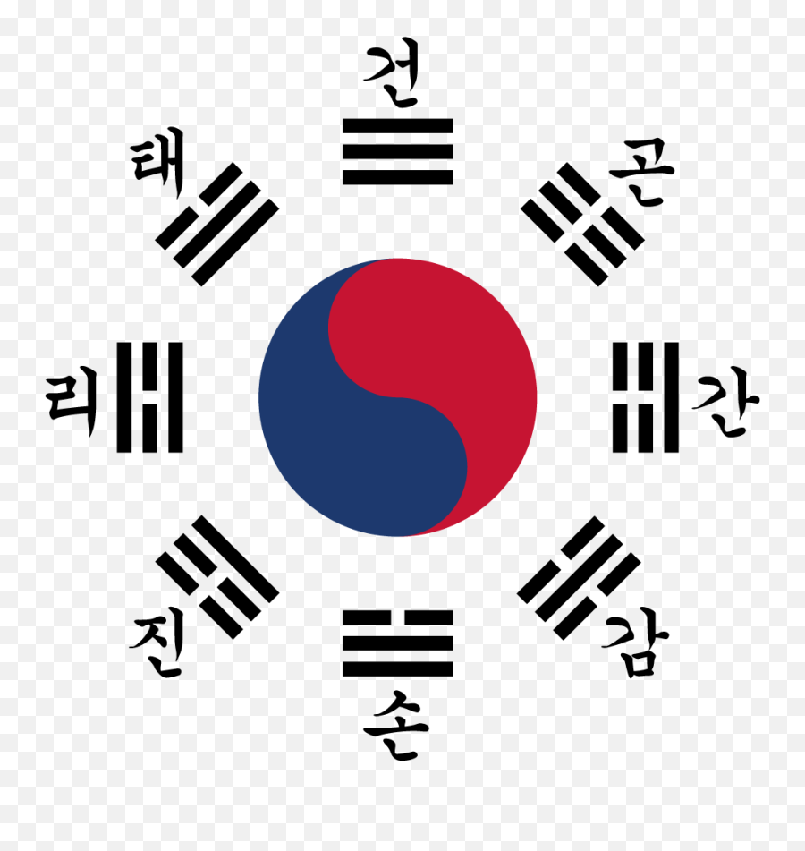 Korean Symbols - Clipart Best Flag Of Korean Empire Png World Taekwondo Federation Emoji,Paraguay Flag Emoji