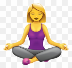 Yoga Scyoga Sticker By Camie Bramblette Queenb Emoji,Emojis For Meditatation
