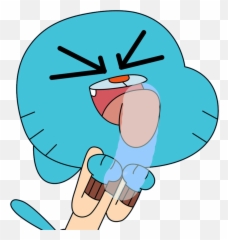 The Most Edited Licking Picsart - Amazing World Of Gumball Licking Emoji,Licking Emoticon