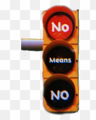Aesthetic Stoplight Nomeansno Sticker - Traffic Light Aesthetic Png Emoji,Stoplight Emoji