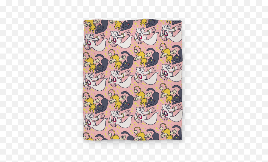 Anime Blankets - Fictional Character Emoji,Kyubey Face Emoticon