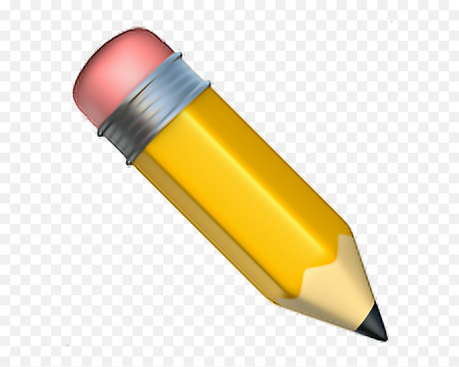 Pencil Pen Emoji Emoticon Sticker - Pencil Emoji Apple,Pencil Emoji