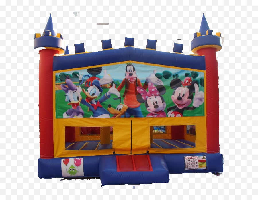 Mickey Club Bouncy Castle - 48m Playground Emoji,Mickey And Minnie Emoji