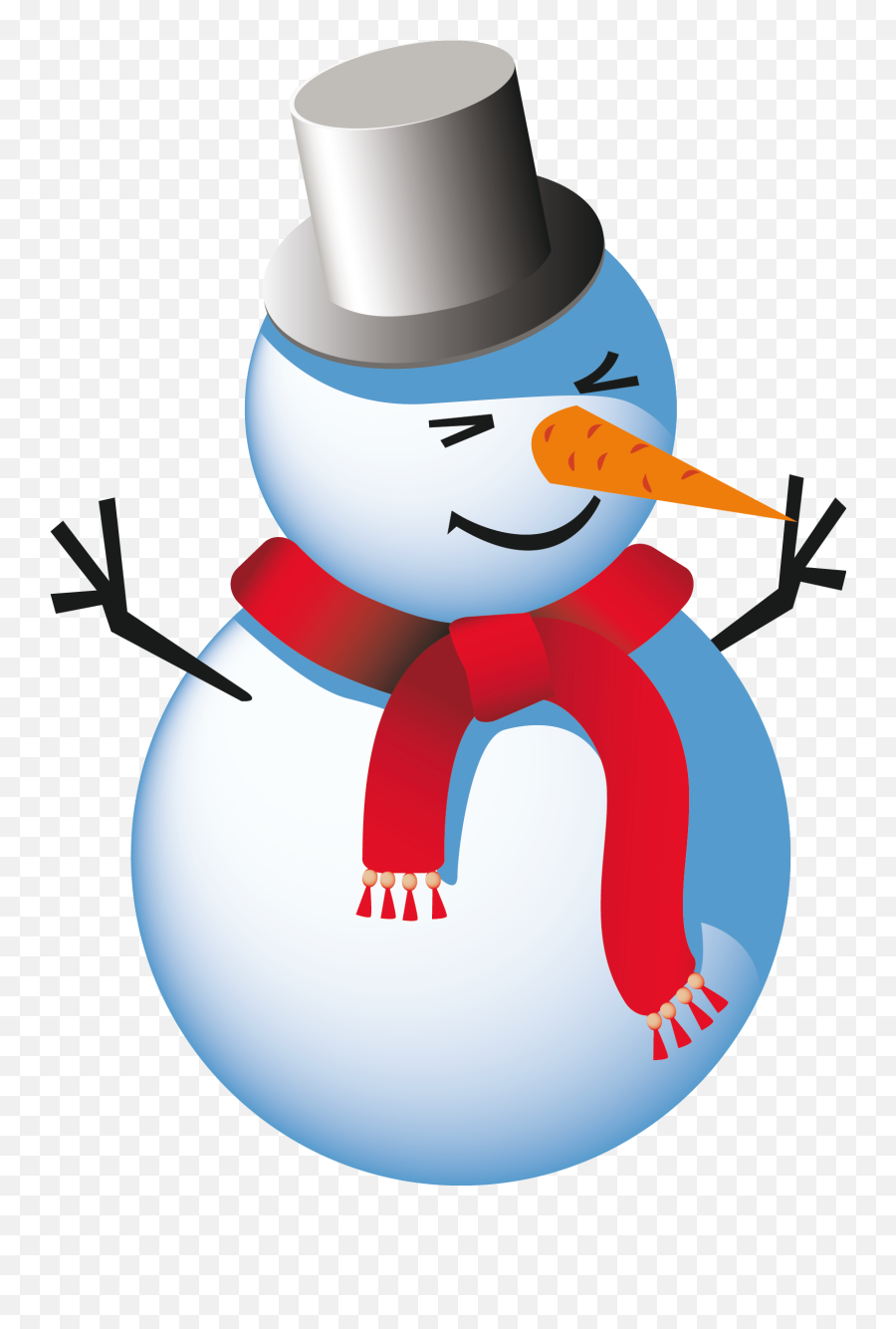 Snowman Clipart - Cartoon Snowman Transparent Background Emoji,Snowman Emoji Transparent