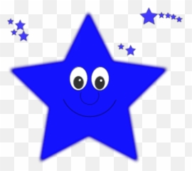 Free Star Face Cliparts Download Free - Blue Star With Face Emoji,Blue Star Emoji