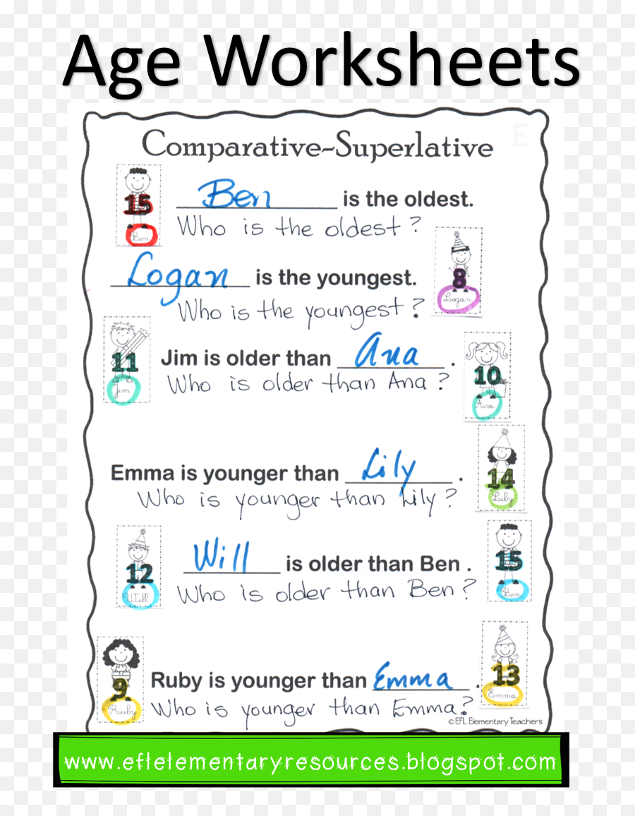 Esl Age And Adjective Worksheet - Adjectives Teaching Idea For Esl Kids Emoji,Esl Feelings And Emotions Worksheets Pdf