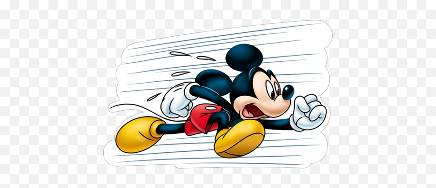 Free Download Mickey Mouse Sticker 11 Mickey Mouse - Mickey Running Emoji,Perverted Emoji Iphone