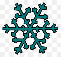 Free Transparent Snowflake Clipart - Teal Snowflakes Clipart Emoji,Snowflake Feet Emoji