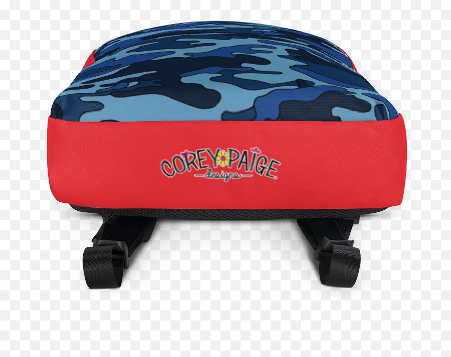 Navy Camo With Red Backpack - Backpack Emoji,Red Bag Emoji
