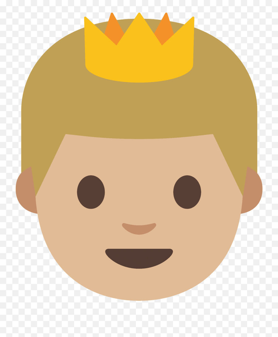 Prince Emoji Clipart - Happy,Prince Crown Emoji