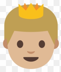 Prince Emoji Clipart - Happy,Prince Crown Emoji