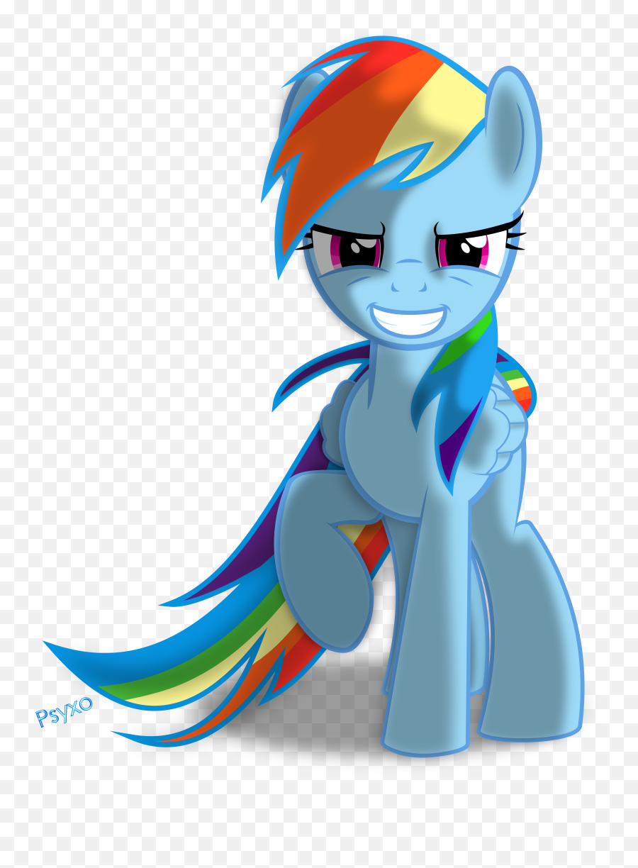 Rainbow Dash Little Pony - Rainbow Dash Evil Smirk Emoji,My Little Pony Rainbow Dash Sunglasses Emoticons