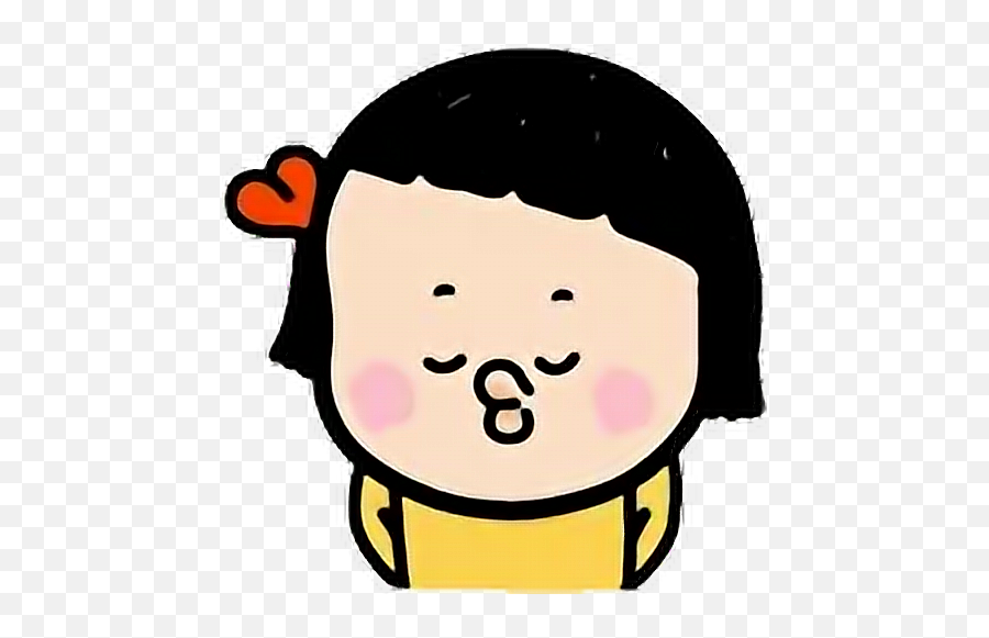 Love Tumblr Kiss Sticker By Alondra Maria Lopez Gildo - Portrait Of A Child Holding A Doll Emoji,Kiss Emoji On Messenger