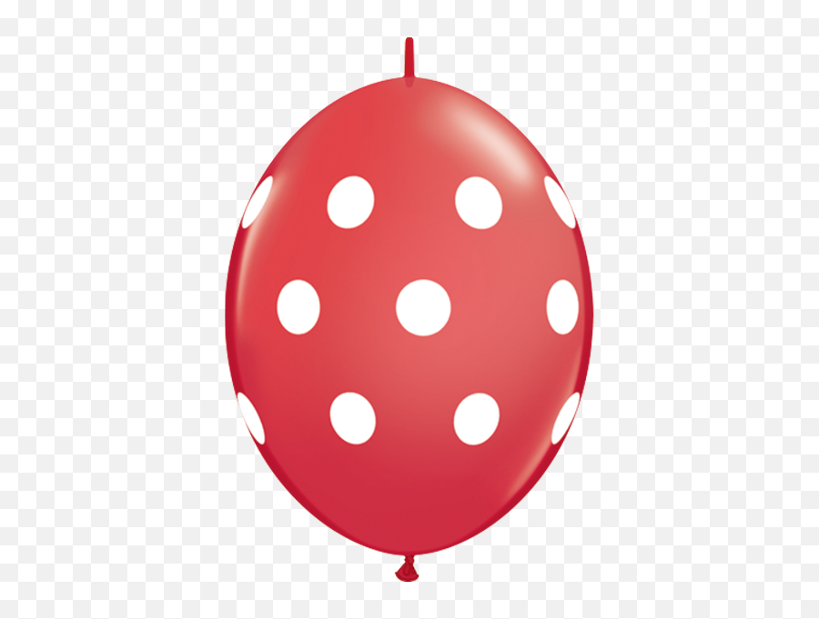 Link Qualatex Latex Balloons - Polka Dot Balloon Clipart Emoji,3 Red Balloons Emoji