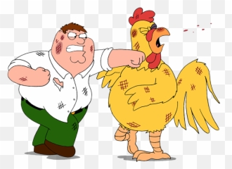 Family Guy Yourself - Peter Griffin Fighting Chicken Emoji,Fight Me Emoji