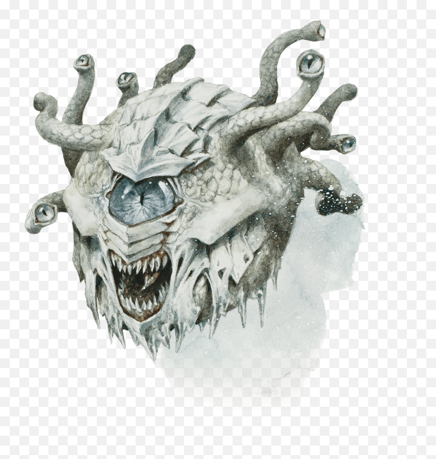 Chapter 1 Monster Lore Draconic - Eye Of Frost Beholder Emoji,Mind Flayer Emotion Stones