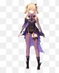 Anime Poses Reference Mysterious Girl - Genshin Impact Fischl Cosplay Emoji,Yusei Emoji