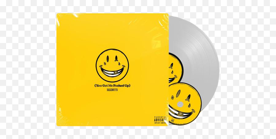 Vinyl - Happy Emoji,Crooked Smile Emoticon