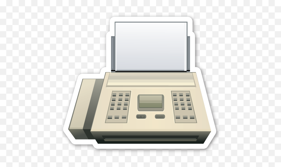 Fax Machine Emoji Png Image With No - Fax,Sewing Machine Emoji
