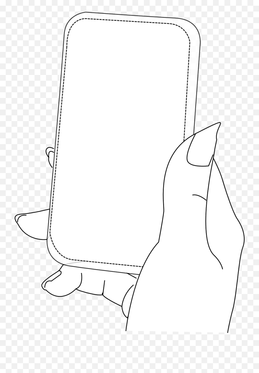 Smart Phonehandfemaleblankscreen - Free Image From Hand Holding Phone Transparent Cartoon Emoji,Flip Phone Emoticon