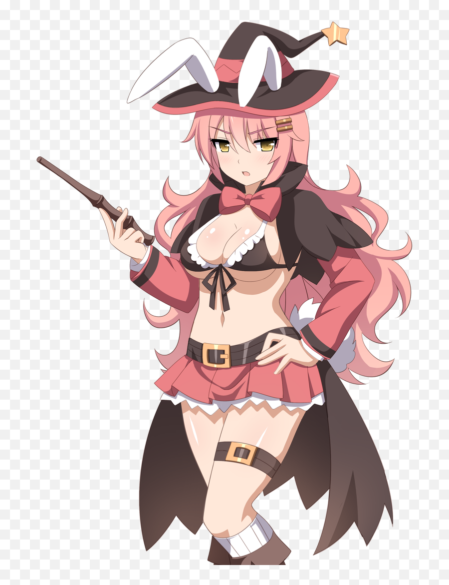 Witch Bunny - Anime Witch Bunny Girl Emoji,Sakura Dungeon Emoticons