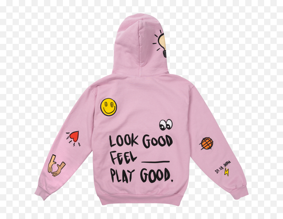 The Feels Hoodie - Hooded Emoji,Emojis Made Ot Of Emojis