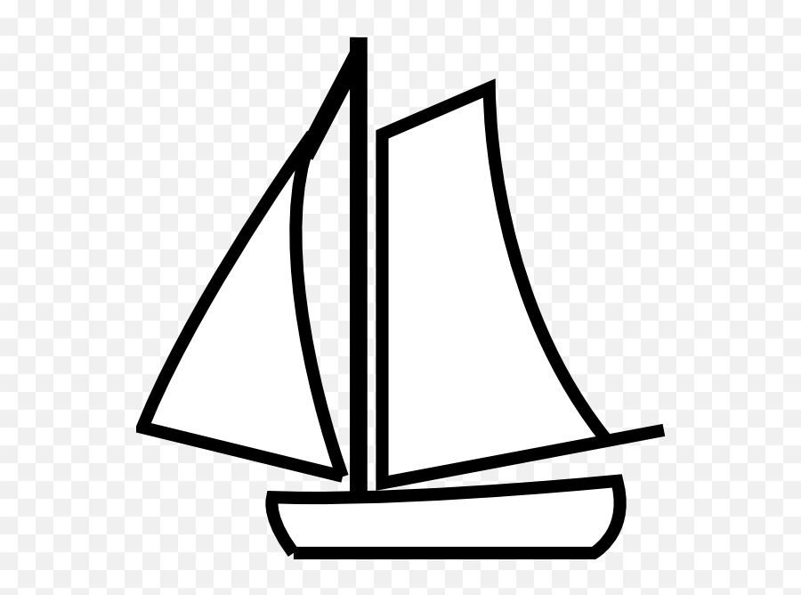 Black And White Png Boating U0026 Free Black And White Boating - Sailing Boat Clip Art Emoji,Boat Emoji Png