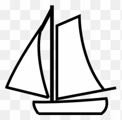 Black And White Png Boating U0026 Free Black And White Boating - Sailing Boat Clip Art Emoji,Boat Emoji Png