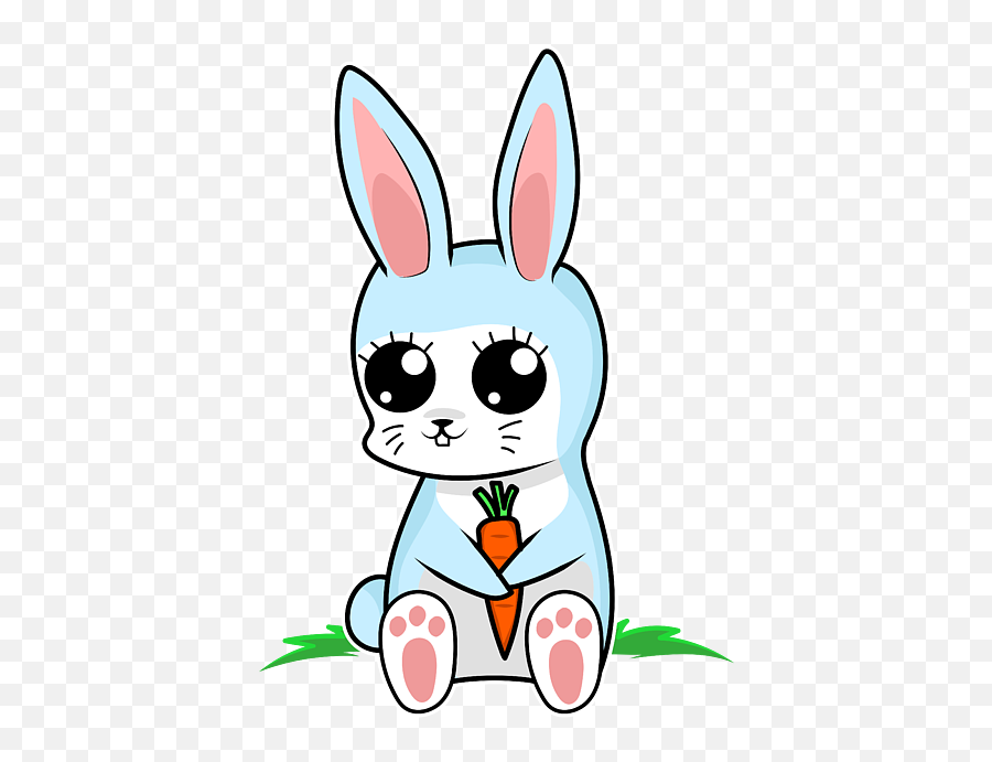 Kawaii Bunny For Men Women Kids - Anime Emoji,Visiable Emotions Of A Bunny