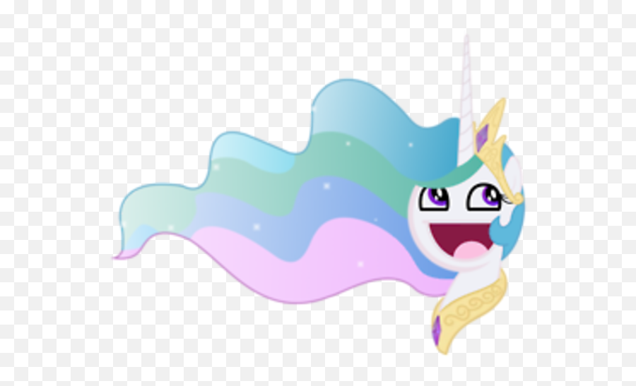 Friendship Is Magic - Princess Celestia Memes Faces Emoji,Rainbow Dash Awesomeface Emoticon
