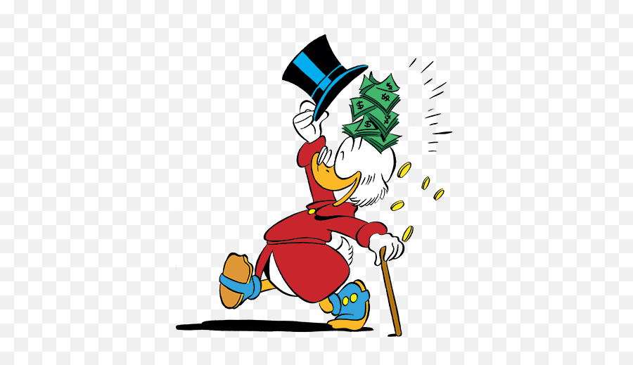 Mickey Mouse Cartoon Scrooge Mcduck No - Money Scrooge Mcduck Png Emoji,Is Scrooge Mcduck A Red Emoji