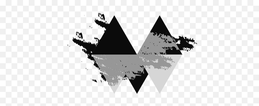 Diamond Triangle Grunge Logo Transparent Png U0026 Svg Vector - Dot Emoji,Japanese Emoticon Triangle