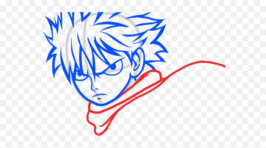 Natsu Drawing - Easy Natsu Drawings Emoji,Fairy Tail Emojis For Discord