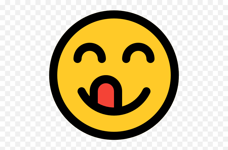 Tongue - Free People Icons Hungry Icon Emoji,Tongue Smiling Emoticon