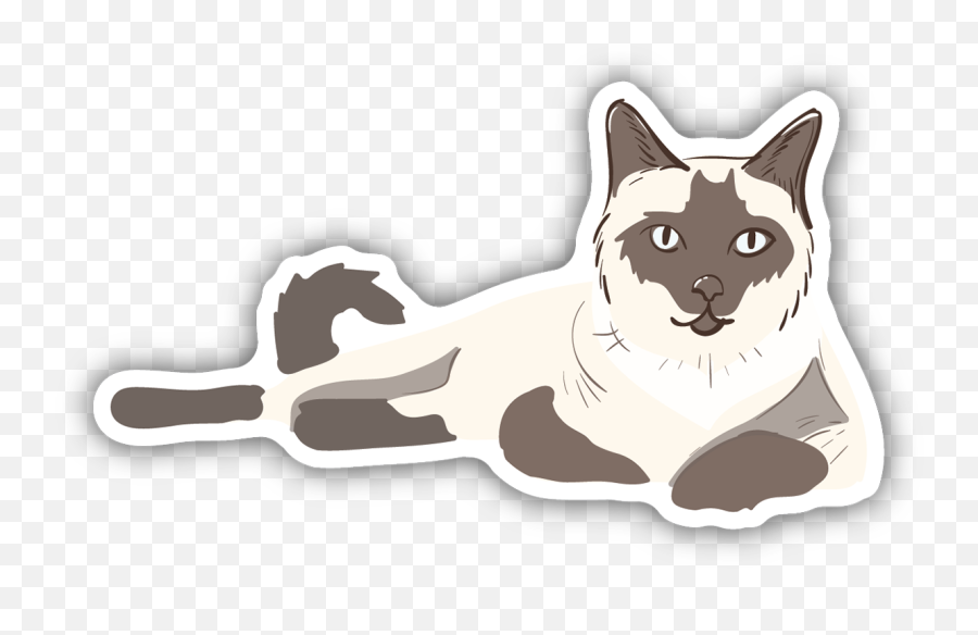 Pets - Siamese Cat Emoji,Siamese Kitty Emoticon