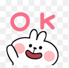 Spoiled Rabbit Emoji With Word Sticker - Dot,Anime Rabbit Emojis