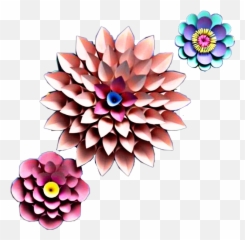 Flowers Crafts Diy Paper Sticker - Decorative Emoji,Emoji Crafts With Paper