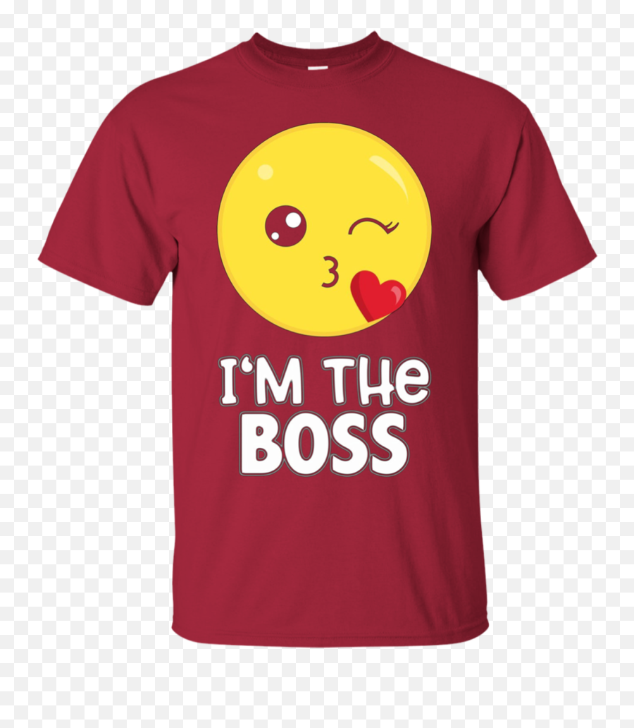 Boss Kiss Emoji T - Shirt Iu0027m The Boss Emoji Shirt Jetystore,2 Dudes Kissing Emoji