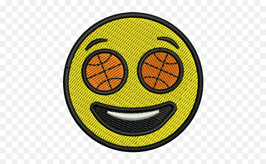 Emoji Basketball Eyes Iron - On Patch Iron On Patches Science Patch Png,Bat Emoji