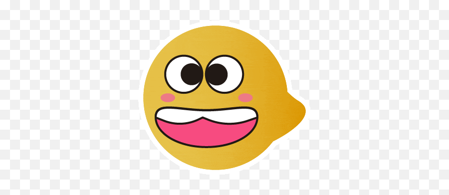 Emotion Circle Sticker - Happy Emoji,Glass Case Of Emotion Gif