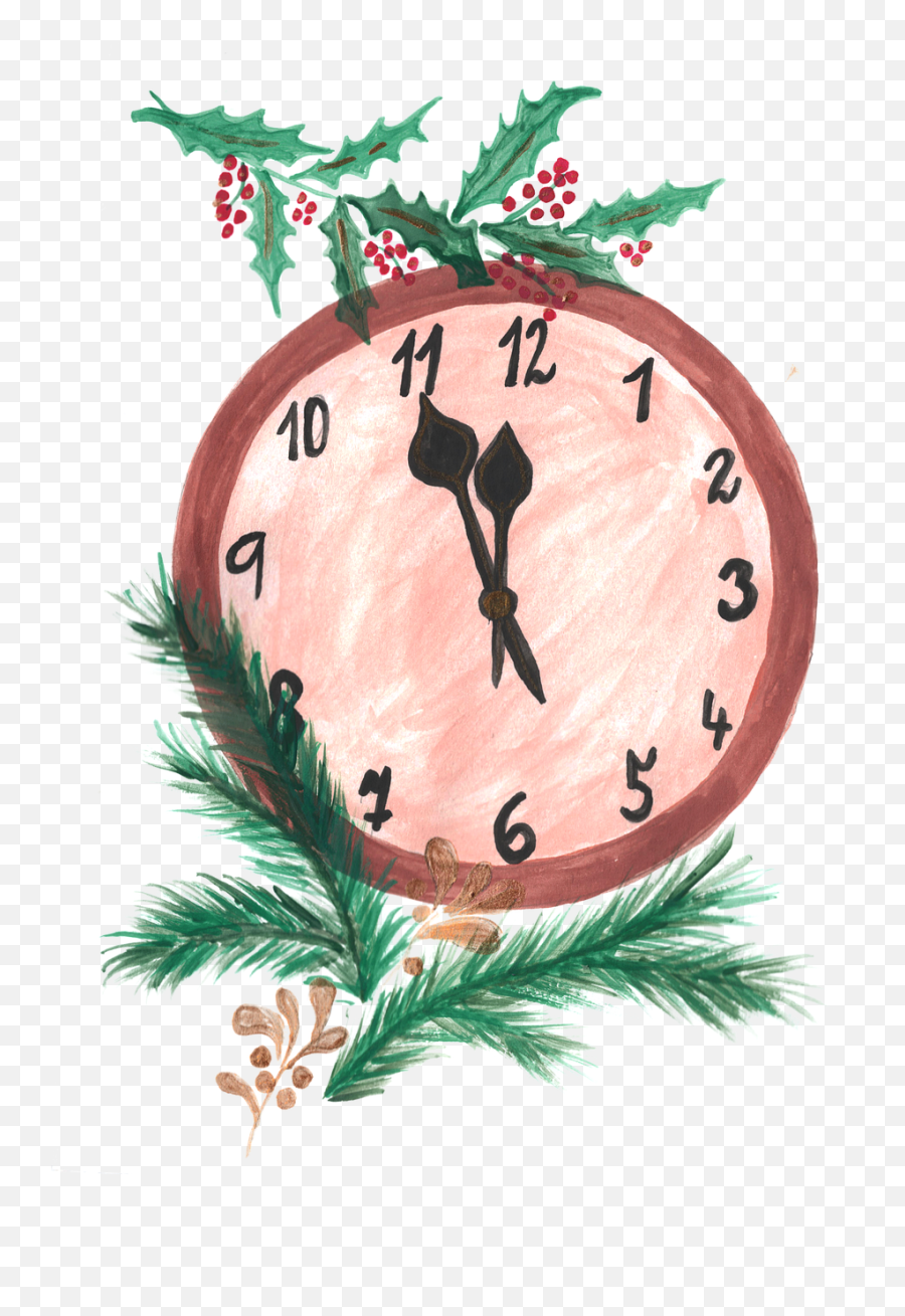 Clock Midnight New Yearu0027s Eve - Free Vector Graphic On Emoji,Steampunk Paintings Of Emotions