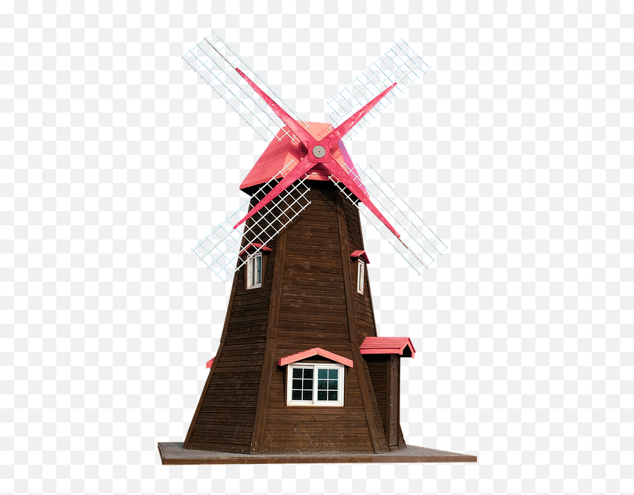Free Photo Building Windmill Old Structure Cut Out 3d - Max Emoji,Old Building Emoji