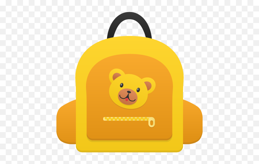Schoolbag Girl Icon - Cartoon Girl School Bag Png Emoji,Emoji Knapsack