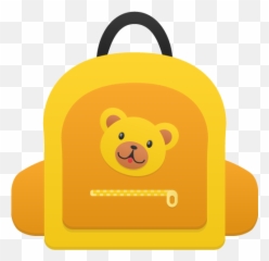 Schoolbag Girl Icon - Cartoon Girl School Bag Png Emoji,Emoji Knapsack