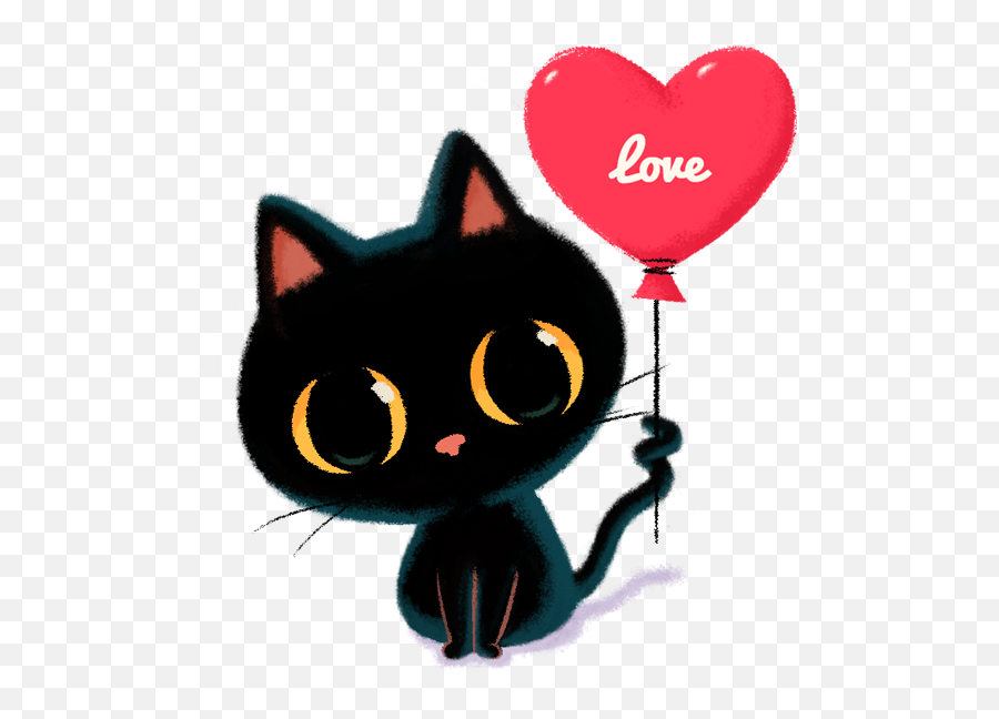 Emoji Set U0027be My Valentineu0027 On Behance - Balloon,Cat Heart Emoji